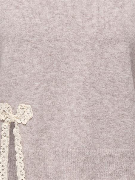 ONLIVY LS BOW O-NECK KNT string