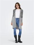 ONLJADE ANIMAL LS CARDIGAN KNT NOOS light grey melange