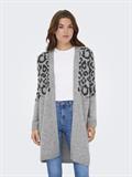 ONLJADE ANIMAL LS CARDIGAN KNT NOOS light grey melange