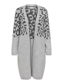 ONLJADE ANIMAL LS CARDIGAN KNT NOOS light grey melange