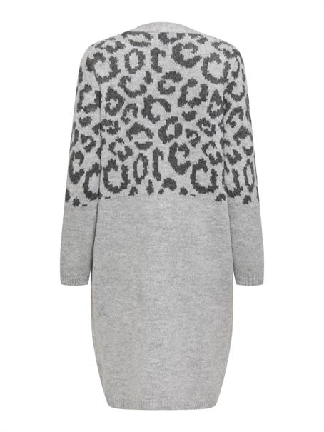 ONLJADE ANIMAL LS CARDIGAN KNT NOOS light grey melange