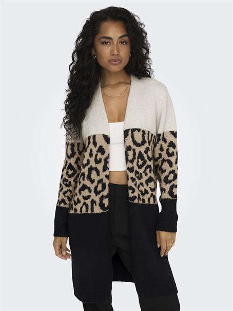 ONLJADE ANIMAL LS CARDIGAN KNT NOOS moonbeam