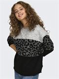 ONLJADE ANIMAL LS O-NECK KNT NOOS light grey melange