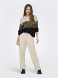 ONLJADE ANIMAL LS O-NECK KNT NOOS moonbeam