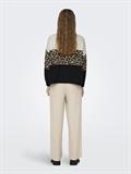 ONLJADE ANIMAL LS O-NECK KNT NOOS moonbeam