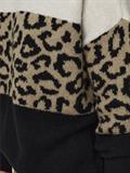 ONLJADE ANIMAL LS O-NECK KNT NOOS moonbeam