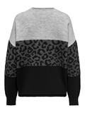 ONLJADE PATTERN LS O-NECK KNT NOOS light grey melange
