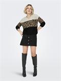 ONLJADE PATTERN LS O-NECK KNT NOOS moonbeam