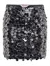 ONLJADEL SEQUINS SKIRT WVN gunmetal