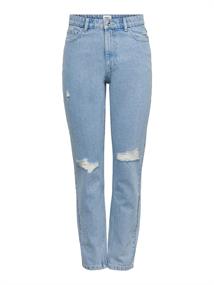 ONLJAGGER HIGH MOM ANKLE DNM ANA light blue denim