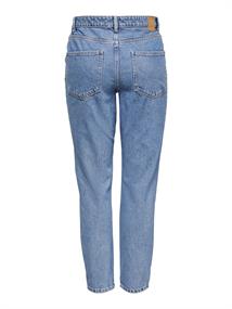 ONLJAGGER HIGH MOM ANKLE DNM ANA medium blue denim