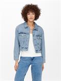 ONLJAGGER PLEAT DNM JACKET light blue denim