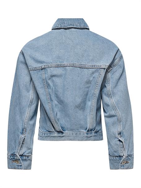 ONLJAGGER PLEAT DNM JACKET light blue denim
