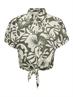 ONLJAKIRI LINEN S/S KNOT SHIRT PTM kalamata