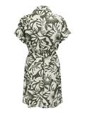 ONLJAKIRI LINEN S/S SHIRT DRESS PTM kalamata
