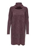 ONLJANA L/S COWLNCK DRESS WOOL KNT NOOS rose brown