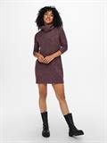 ONLJANA L/S COWLNCK DRESS WOOL KNT NOOS rose brown