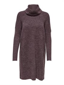 ONLJANA L/S COWLNCK DRESS WOOL KNT NOOS rose brown