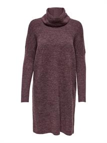 ONLJANA L/S COWLNCK DRESS WOOL KNT NOOS rose brown