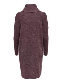 ONLJANA L/S COWLNCK DRESS WOOL KNT NOOS rose brown