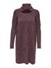 ONLJANA L/S COWLNCK DRESS WOOL KNT NOOS rose brown