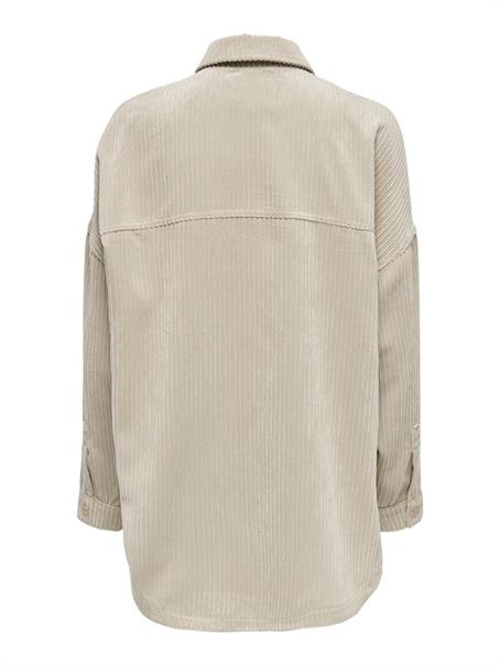 ONLJANINE-RAI OVS CORD SHACKET PNT 2 oxford tan