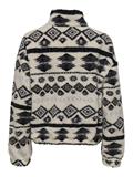 ONLJANNE AZTEC TEDDY L/S ZIP CC SWT birch