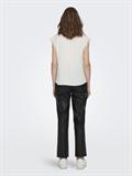 ONLJASMINA LIFE SS V LACE TOP NOOS WVN cloud dancer