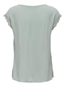ONLJASMINA LIFE SS V LACE TOP NOOS WVN jadeite