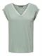 ONLJASMINA LIFE SS V LACE TOP NOOS WVN jadeite