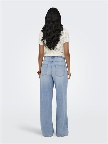 ONLJAY PULL UP STRING DNM PANT PIM light blue denim