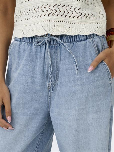 ONLJAY PULL UP STRING DNM PANT PIM light blue denim