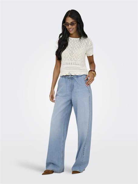 ONLJAY PULL UP STRING DNM PANT PIM light blue denim