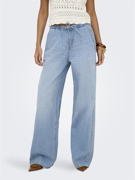 ONLJAY PULL UP STRING DNM PANT PIM light blue denim