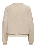 ONLJENKA L/S O-NECK SMOCK TOP JRS ecru