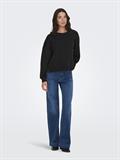 ONLJENNA L/S O-NECK EMB. BOX SWT black