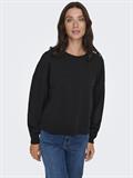ONLJENNA L/S O-NECK EMB. BOX SWT black