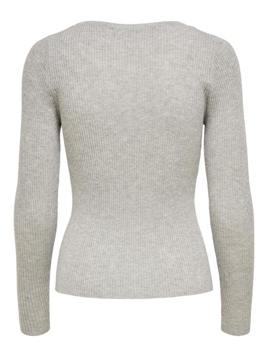 onljill-life-l-s-pullover-knt-light-grey-melange