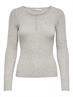 ONLJILL LIFE L/S PULLOVER KNT light grey melange