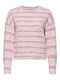 ONLJOHANNA LS O-NECK CC KNT pink yarrow