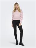 ONLJOHANNA LS O-NECK CC KNT pink yarrow