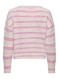 ONLJOHANNA LS O-NECK CC KNT pink yarrow