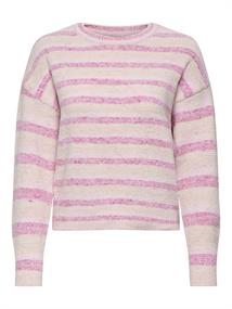 ONLJOHANNA LS O-NECK CC KNT pink yarrow