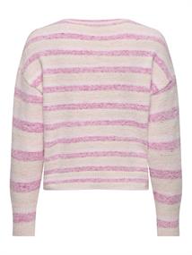 ONLJOHANNA LS O-NECK CC KNT pink yarrow