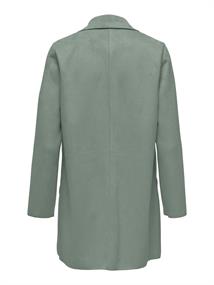 ONLJOLINE FAUX SUEDE COAT LIFE CC OTW lily pad