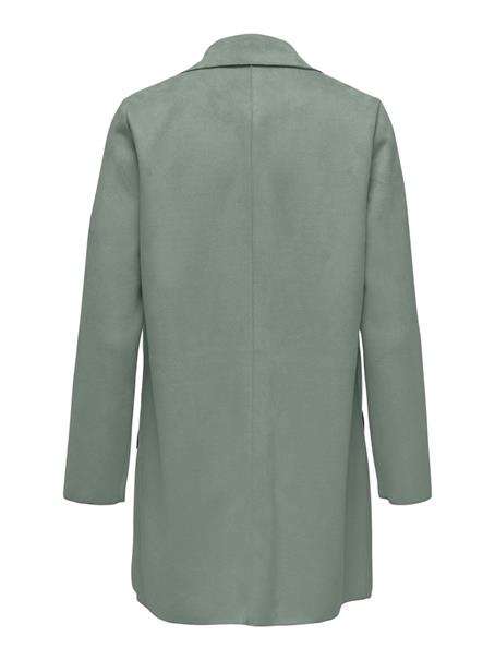 ONLJOLINE FAUX SUEDE COAT LIFE CC OTW lily pad