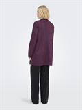 ONLJOLINE FAUX SUEDE COAT LIFE CC OTW mauve wine