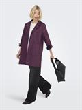 ONLJOLINE FAUX SUEDE COAT LIFE CC OTW mauve wine
