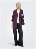 ONLJOLINE FAUX SUEDE COAT LIFE CC OTW mauve wine