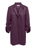 ONLJOLINE FAUX SUEDE COAT LIFE CC OTW mauve wine
